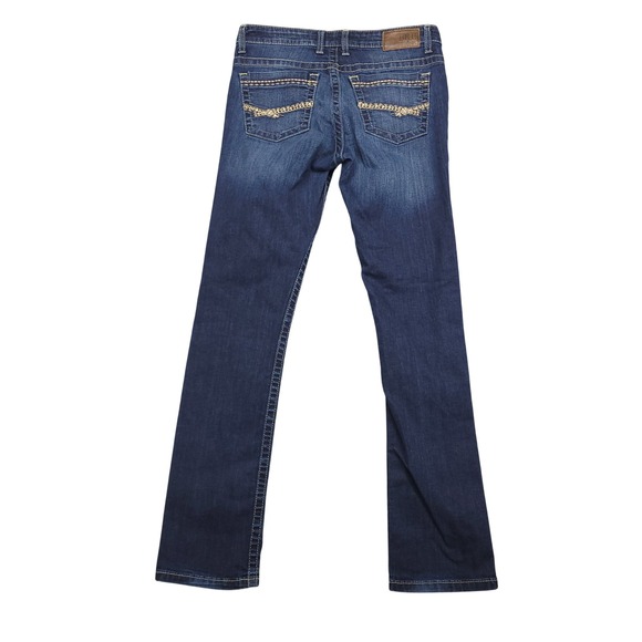 BKE Payton Bootcut Jeans Women's Size 27R Dark Wash Stretch Denim - Picture 5 of 13